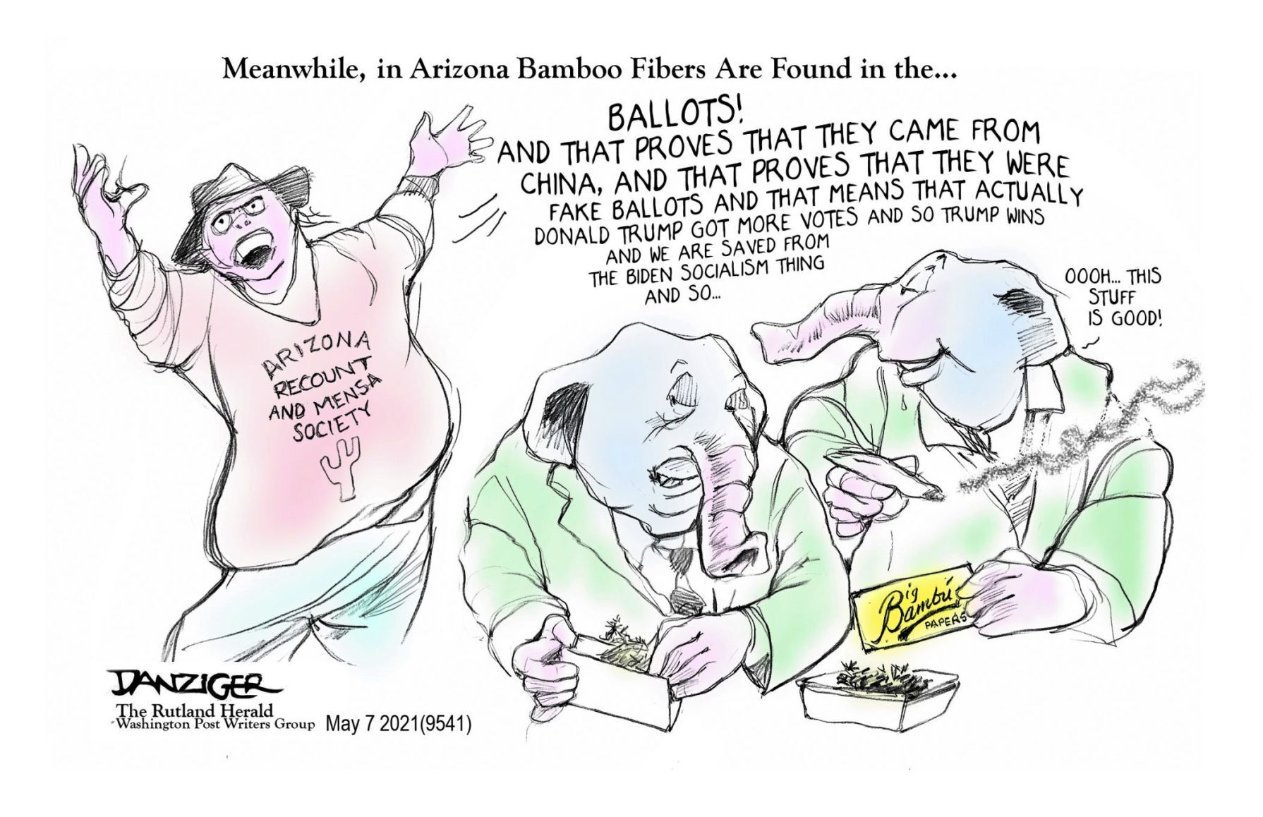 Jeff Danziger cartoon